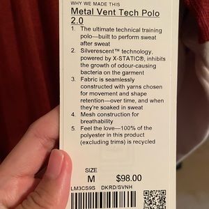 Lululemon Men’s Polo